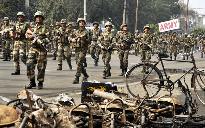 Jat Agitation Committee, Delhi, Protest, Violence