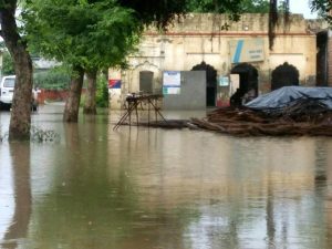 Heavy Rains, Narwana, Filled Water, Police Station, Haryana