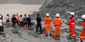 Landslide in Jade Mine