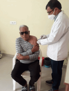Anti-Corona Vaccination at Shah Satnam Ji Specialty Hospital