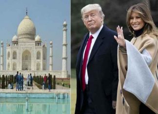 Trump arrived in Agra to see the beauty of Taj - Sach Kahoon News