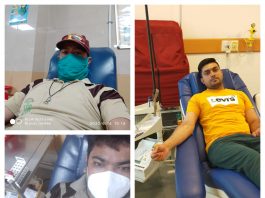 Dera followers of Chandigarh donated 27 units of blood