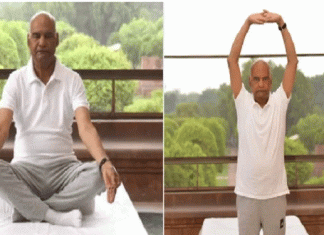 President congratulates International Yoga Day