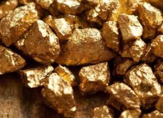 About 80% of the Earths gold is still buried in the ground