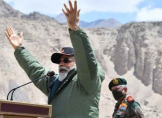 Narendra Modi Visited Ladakh