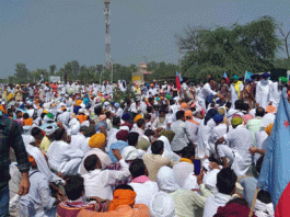 Farmers took to the streets to protest against the agricultural ordinance, jammed