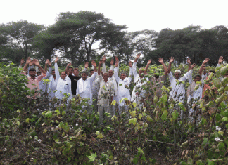 Officials prepared report of crop failure without reaching the fields, farmers expressed anger