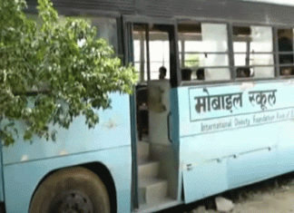 Children of laborers will study in 52 seater Bus