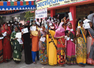 Bihar 19.26 percent voting till eleven o'clock in the second phase