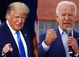 Burden in presidential election, ahead of Biden-Trump