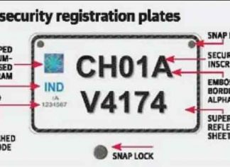 High Security Number Plate