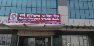 Thieves broke into the Haryana Gramin Bank after breaking the wall