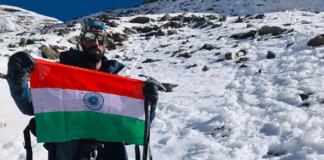 Two Sirsa youths waved the tricolor on Mount Friendship Peak twice