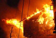 Garhwa firecracker Fire