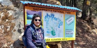 Corona lost in front of the courage and the spirit of mountaineer Shivangi