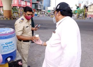 Dera devotees from Nagpur, saluting Corona Warriors, said, 'We are with you'