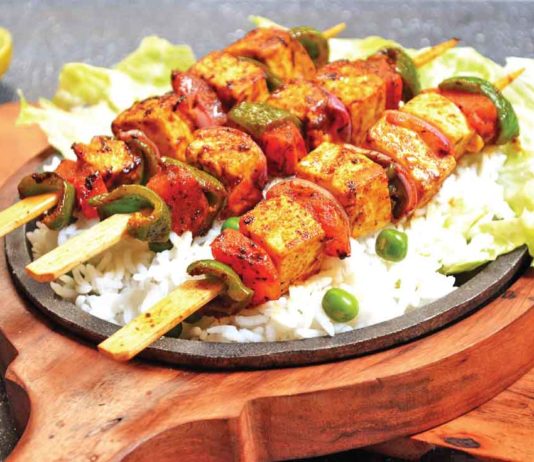 Paneer Shashlik