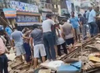 Building Collapsed in Delhi