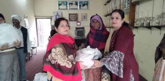 Ration distributed to 15 needy families sachkahoon