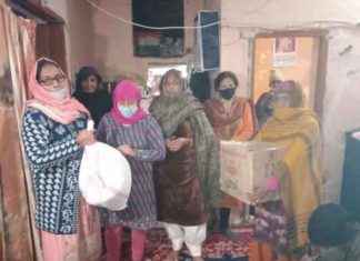 Ration given to the needy family in Ambala sachkahoon