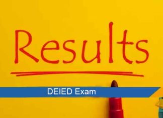 DEIEd Exam Result SACHKAHOON