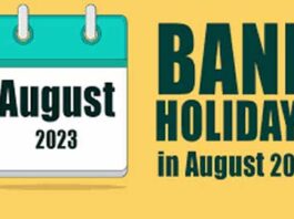 Bank Holidays August 2023