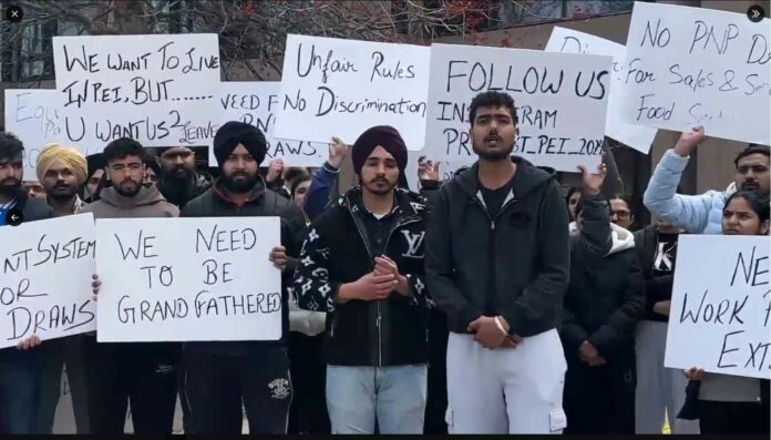 Indian Students Protest