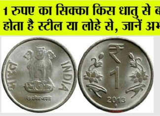 One Rupees Coin