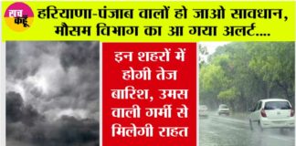 Haryana-Punjab Weather Alert