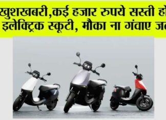 Subsidy On Electric Two-Wheeler