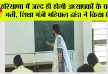 Haryana Teacher Bharti