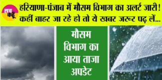 Haryana Punjab Weather Alert